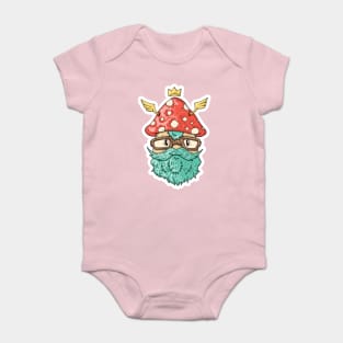 Mushroom Baby Bodysuit